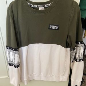 Pink crew neck sweater